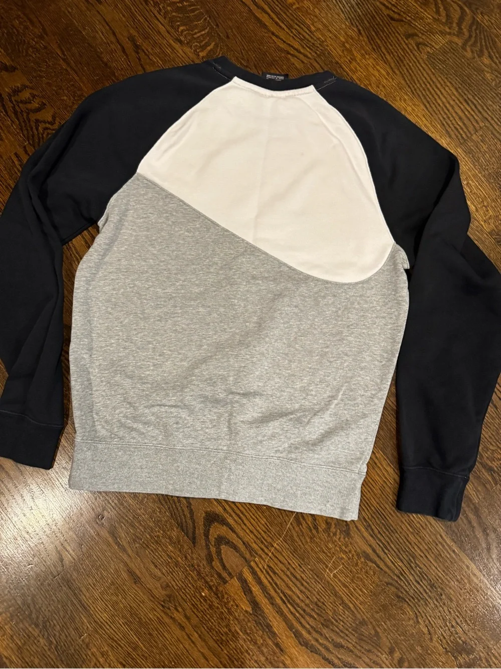 Nike Vintage Colorblock Crewneck Sweatshirt - Black/White/Gray